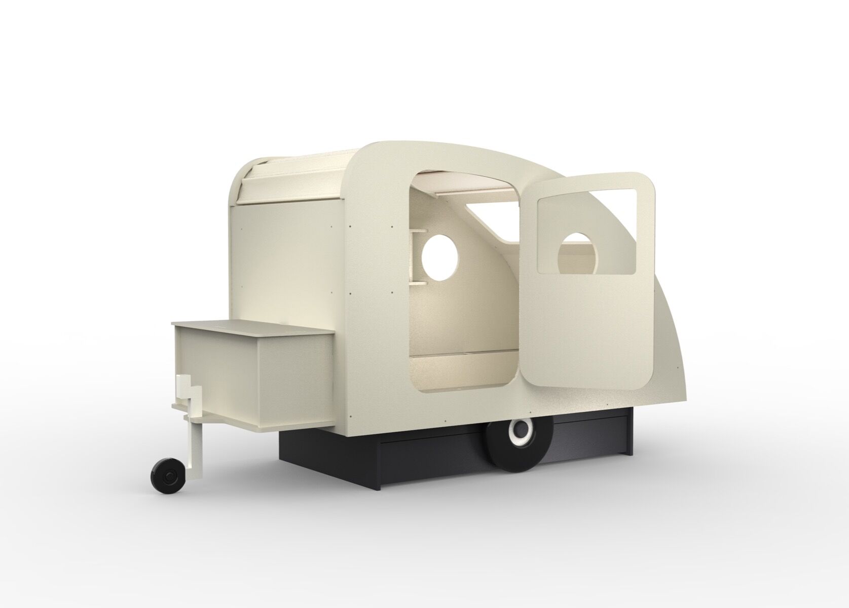 Mathy By Bols Caravanbed Rauw 90 x 190 cm