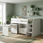 Halfhoogslaper Beau Wit Met Matras