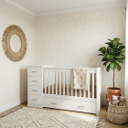 Born Lucky Combi Ledikant Memphis Wit + Matras