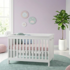 Born Lucky Baby Bed Met Matras Noël Wit 60 x 120 cm