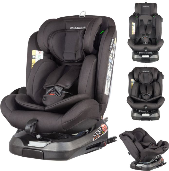 ayu X Adventure Autostoel Groep 0/1/2/3 Supreme I-Size Zwart | Baby