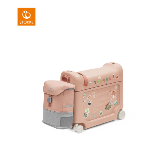 Stokke® Jetkids™ Travel Bundle Coral Pink | Baby & Tiener Megastore