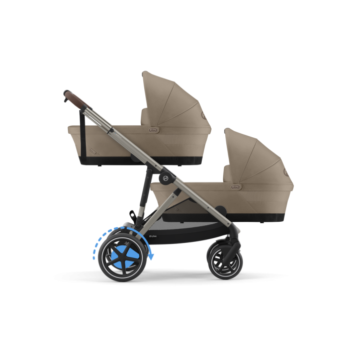 uppababy double UPPAbaby Minu Duo Stroller - Jake (Charcoal | Carbon Frame