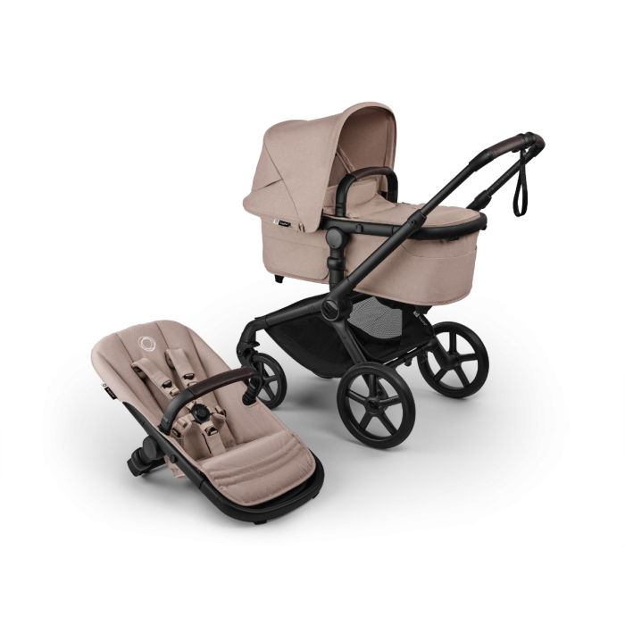 Bugaboo Stroller 2 in 1 Fox 5 Renew Complete Black | Desert Taupe Melange |  Baby & Teen Megastore