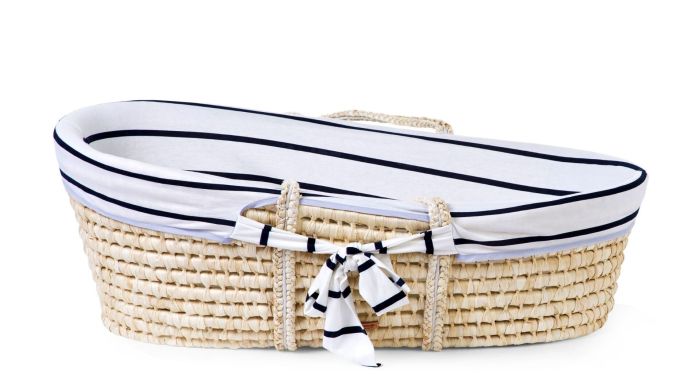 Childhome Moses Mand Handvaten Matras - Ecru