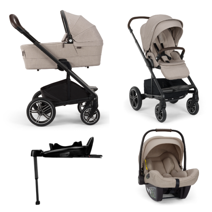 Nuna Kinderwagen 4 in 1 MIXX™ next Chateau + Autostoel PIPA™ next