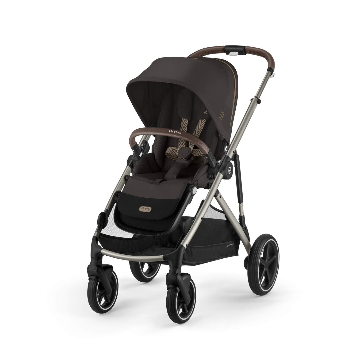 Cybex Kinderwagen Gazelle S Taupe Chocolate Brown