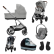 Cybex Kinderwagen 3 in 1 Balios S Lux Set L Stone Grey | Mid Grey
