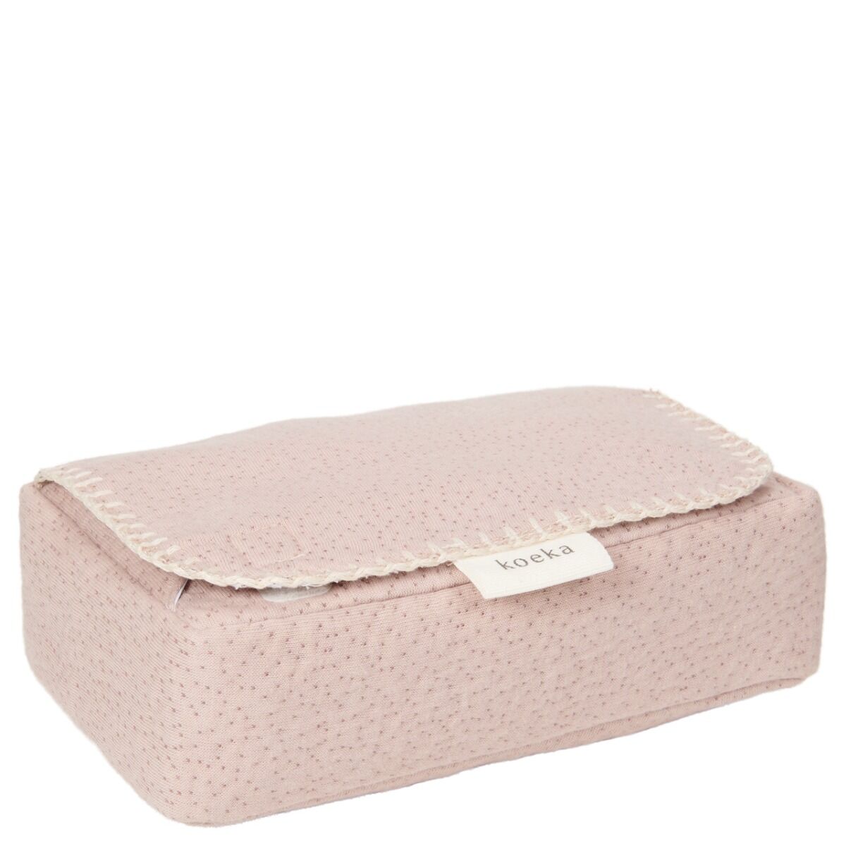 Koeka Riga babydoekjes box 27x31 cm Grey Pink online kopen