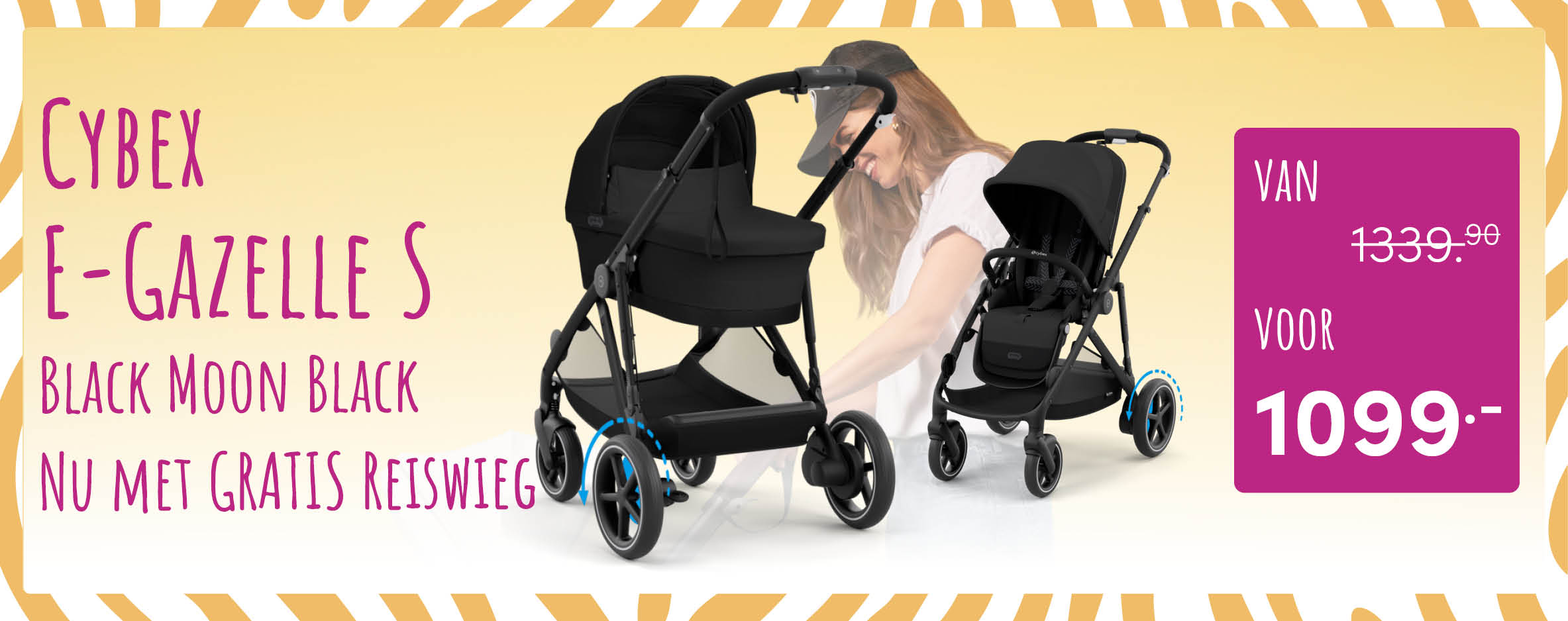 Cybex E-Gazelle S Kinderwagen | Baby & Tiener Megastore