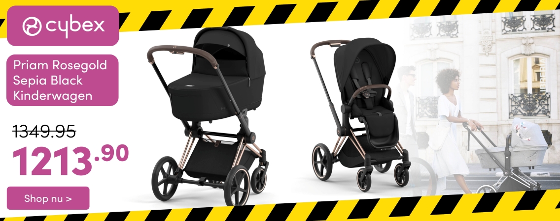 Cybex Priam Kinderwagen 2 In 1 Rosegold Sepia Black | Baby & Tiener Megastore