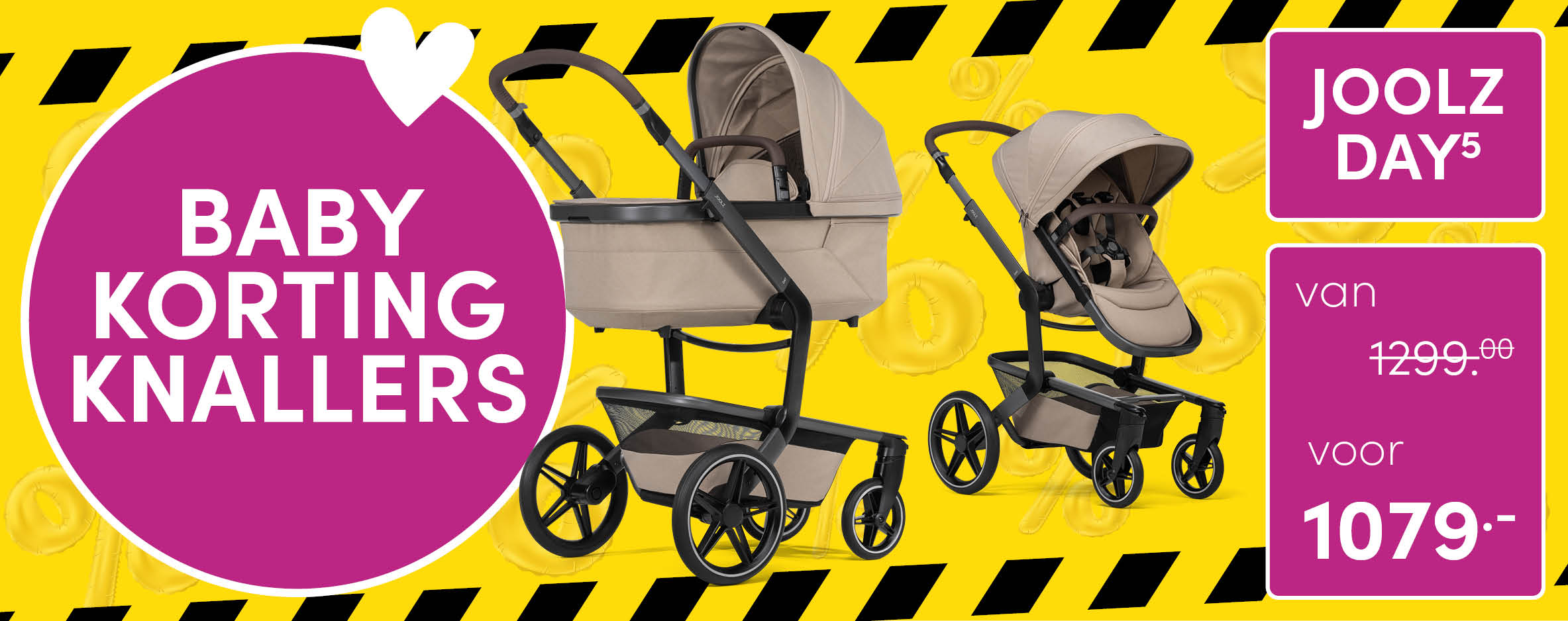 Joolz Day5 Kinderwagen 2 in 1 Sandy Taupe | Baby & Tiener Megastore