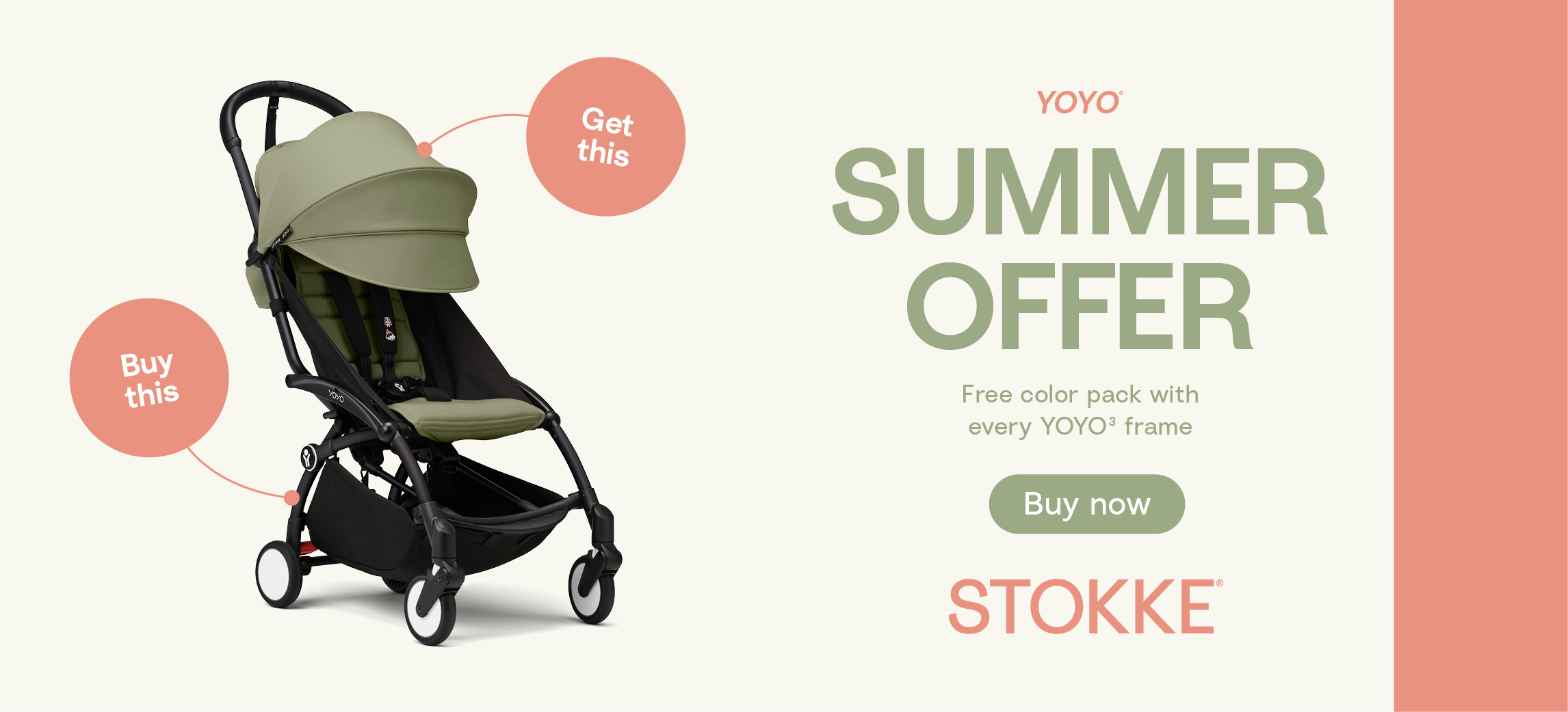 Stokke YOYO3 buggy