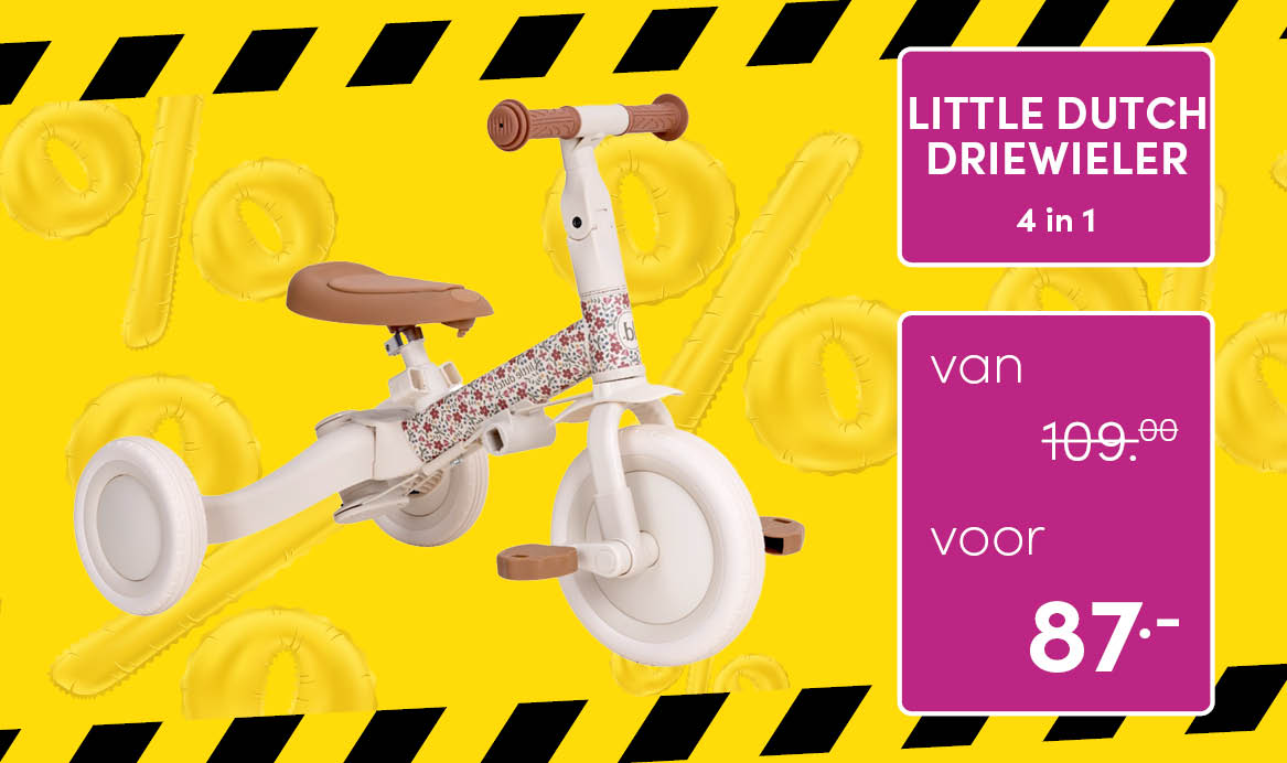 Little Dutch Driewieler Off-White | Baby & Tiener Megastore