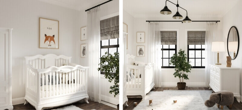 Born Lucky babykamer Romance